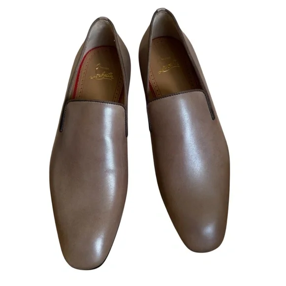Christian Louboutin Dandelion Loafer Leather Brown Roca Sz. 41